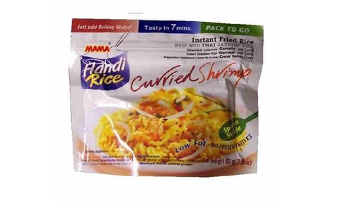 Mama Handi Rice Curried Shrimp, 80G