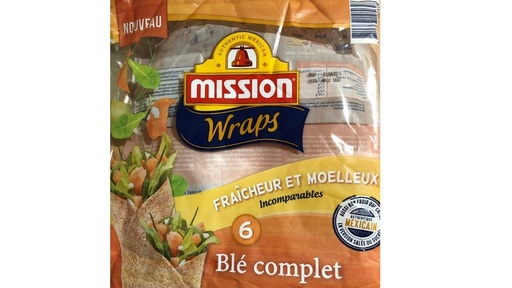 Mission Wholemeal Wraps 370g 50c Off