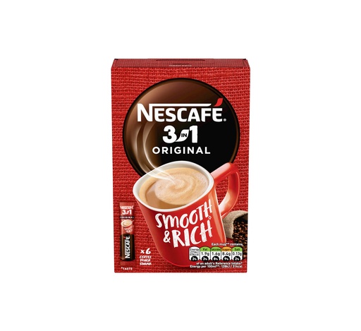 Nescafe Original 3 In 1, 6 X 16G