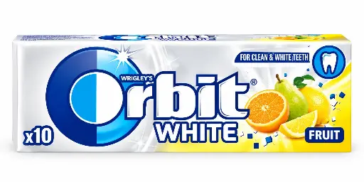 Orbit Pellit White Fruit 14g