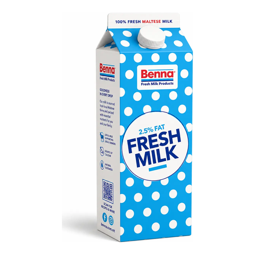 Benna Milk 2.5% 1000ml