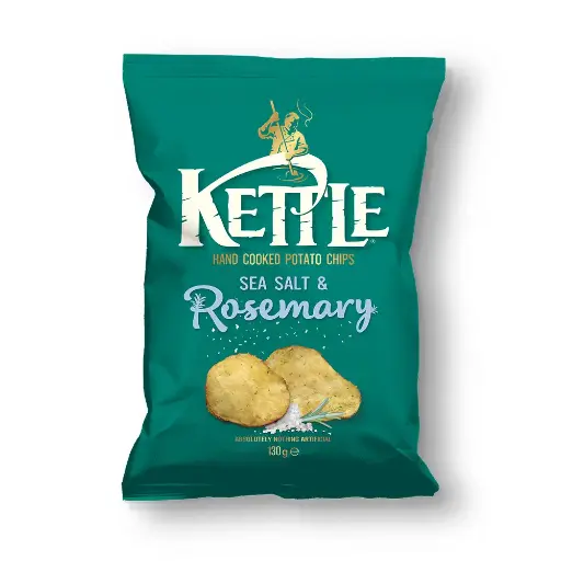 Kettle Chips Sea Salt & Rosemary 130g