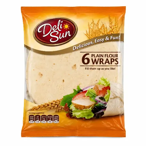[MP/2061] Plain Flour Tortilla Wraps