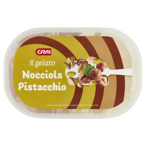 Crai Gelato Hazelnut & Pistachio 500g– 50C Off