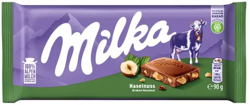 Milka Hazelnut 90g