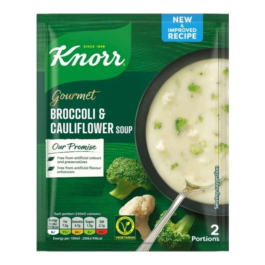 [KNO000132] Knorr Soups – Gourmet Broccoli & Cauliflower 51g