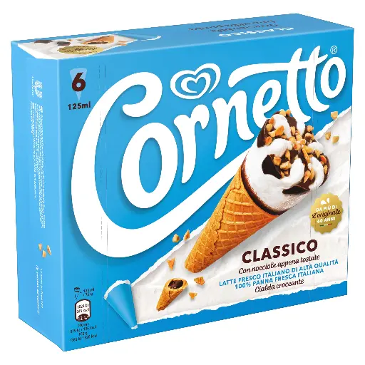 Algida Cornetto Classic Ice Cream 540ml