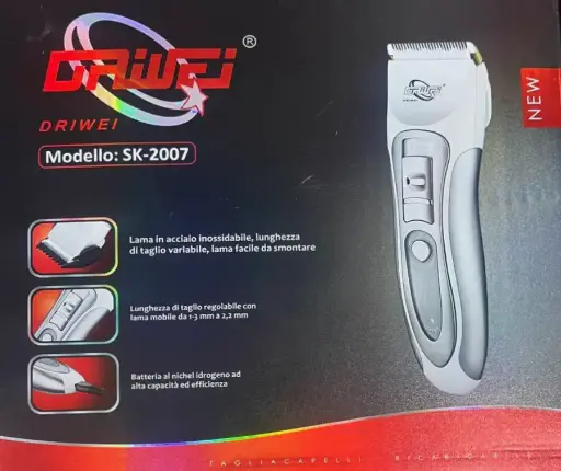 Driwei Hair Clipper – Model Sk-2007 (Rechargeable)