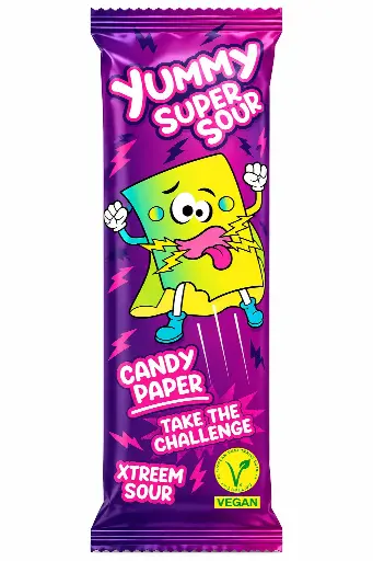 Yummy Super Sour Candy Paper