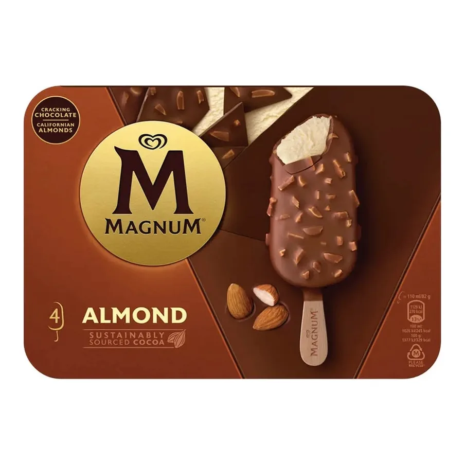 [ALG000106] Algida Magnum Almond Multipack, 4 unidades