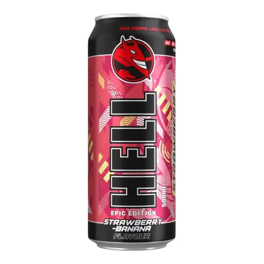 Hell Energy Strawberry Banana 500ml