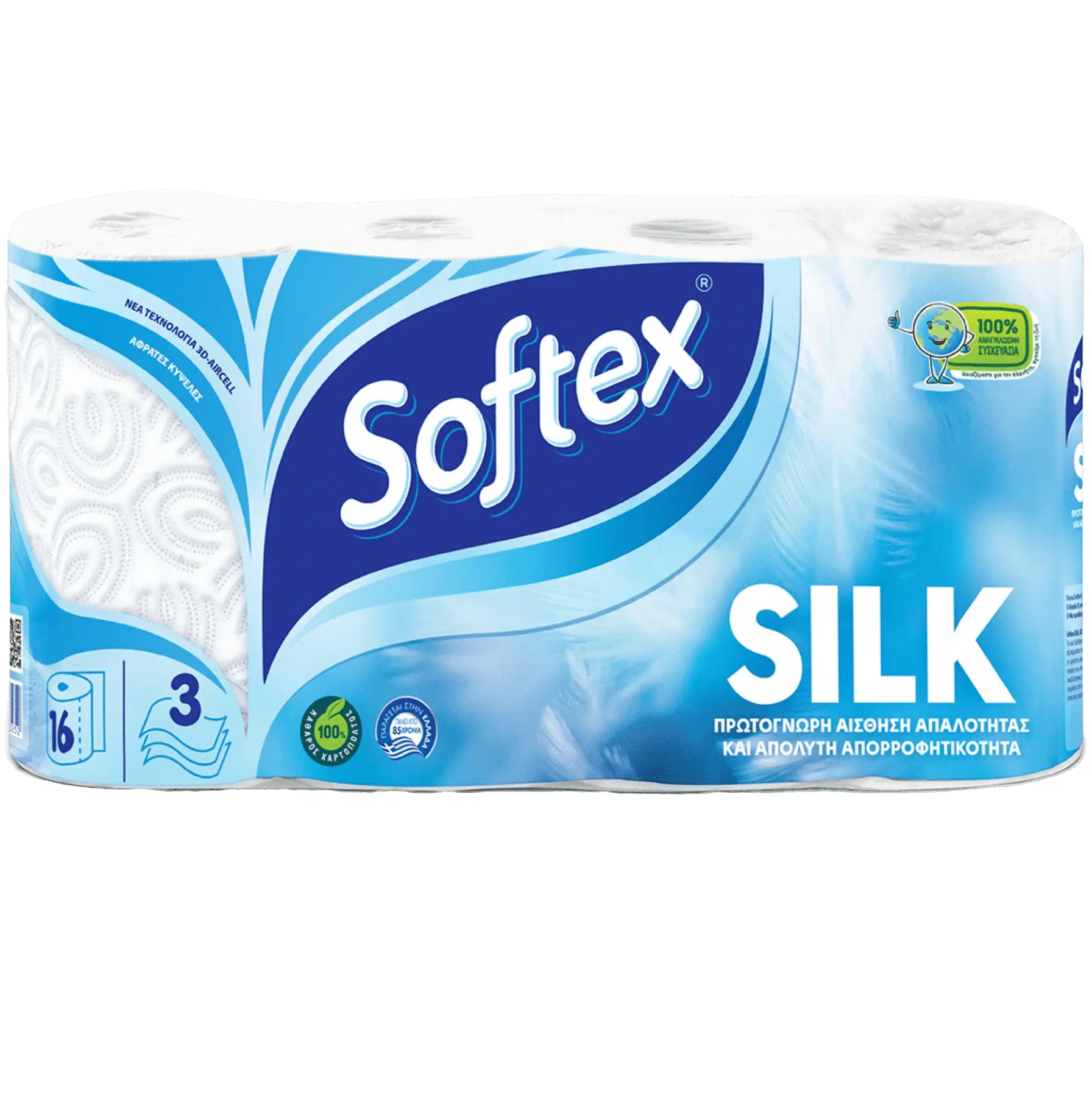 Softex | Silk Toilet Paper 16 Rolls