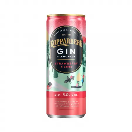 Kopparberg Gin & Lemonade Strawberry & Lime 250ml