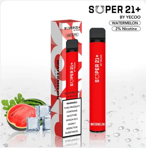 Super 21+ Watermelon Gum 1000 puffs
