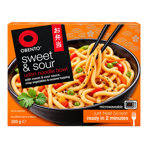 Obento Sweet & Sour Ramel Bowl 340g