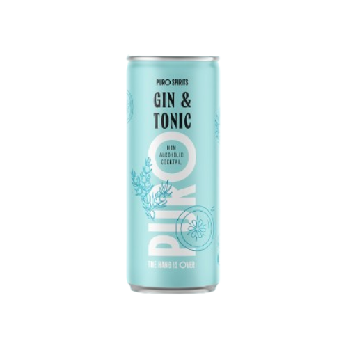 Puro Gin & Tonic Non Alcoholic Cocktail 250ml