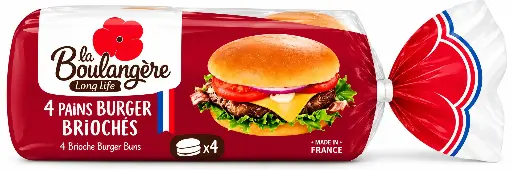 La Boulangere Brioche Burger Buns 200g